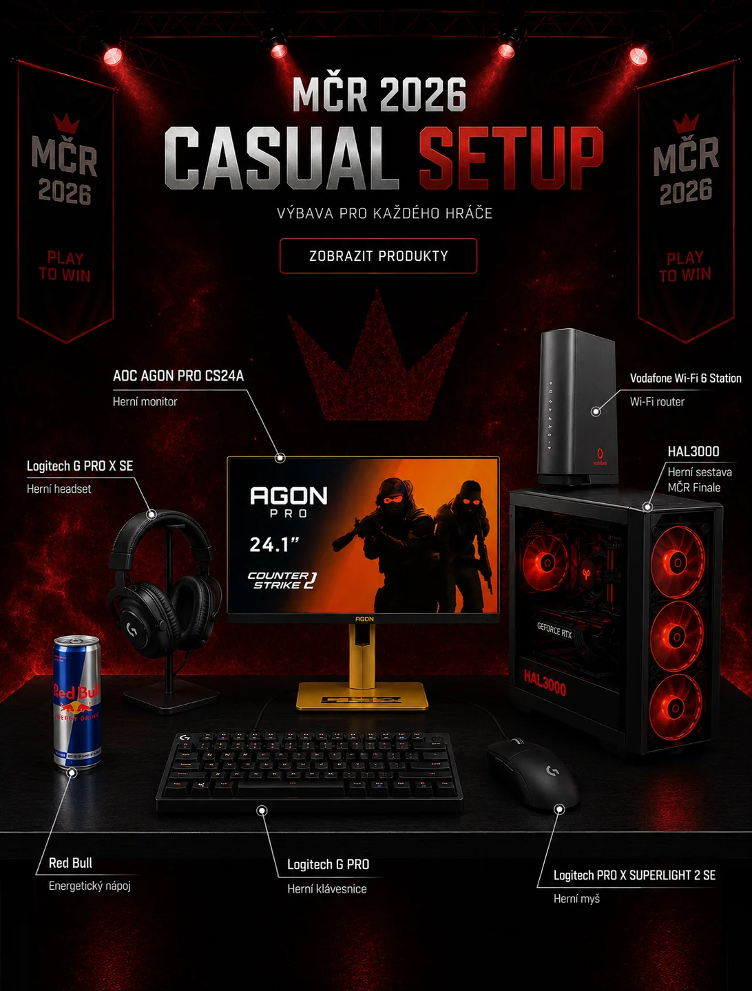 MČR 2026 Casual Setup – Výbava pro každého hráče